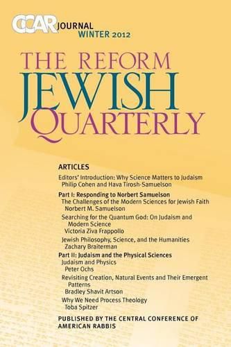 Cover image for Ccar Journal, the Reform Jewish Quarterly Winter 2012: Judaism and Science