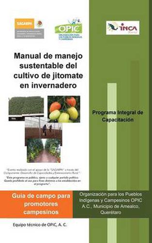 Cover image for Manual de Manejo Sustentable del Cultivo de Jitomate En Invernadero