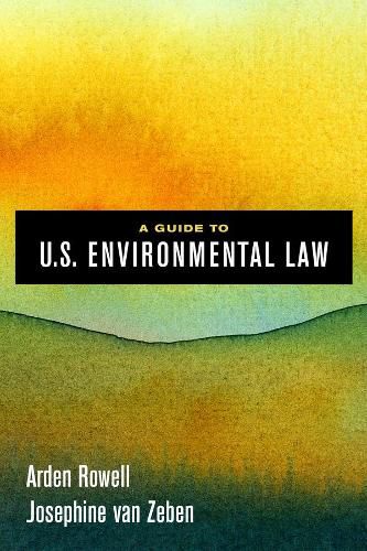 Cover image for A Guide to U.S. Environmental Law