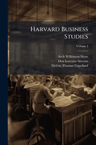 Cover image for Harvard Business Studies; Volume 4