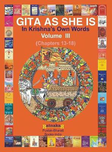 Cover image for Gita As She Is, In Krishna's Own Words, Book III