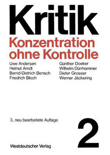 Konzentration Ohne Kontrolle