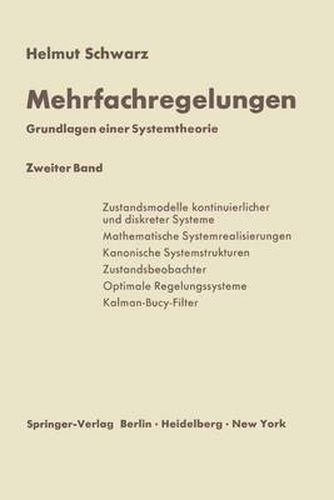 Cover image for Mehrfachregelungen. Grundlagen Einer Systemtheorie