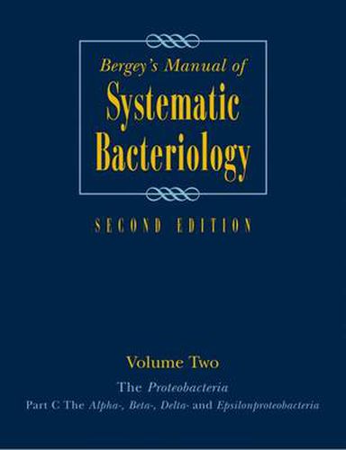 Cover image for Bergey's Manual (R) of Systematic Bacteriology: Volume 2: The Proteobacteria, Part B: The Gammaproteobacteria