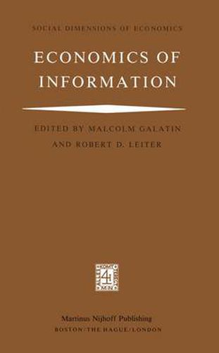 Cover image for Economics of Information
