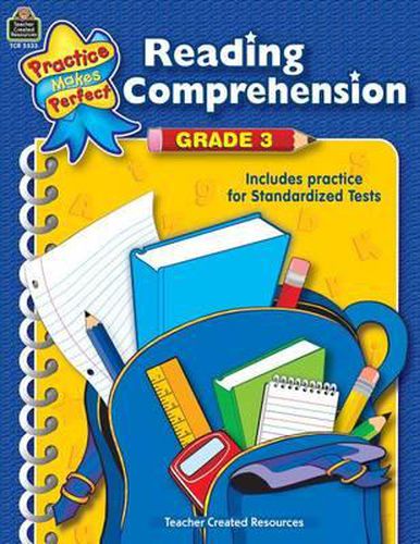 Cover image for Reading Comprehension Grade 3