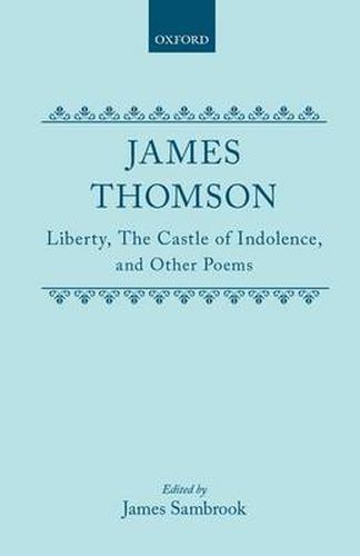 Cover image for Liberty, The Castle of Indolence, and Other Poems