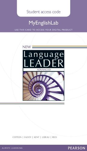 Cover image for New Language Leader Advanced MyEnglishLab Access Card Standalone