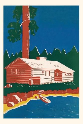 Cover image for Vintage Journal Cabin by Lake