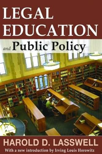 Cover image for Legal Education and Public Policy