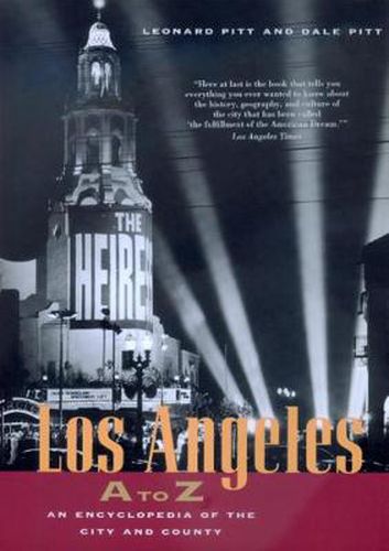 Cover image for Los Angeles A to Z: An Encyclopedia of the City and County