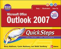 Cover image for Microsoft Office Outlook 2007 QuickSteps