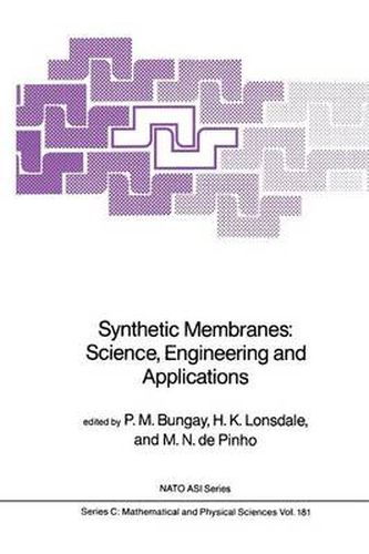 Cover image for Synthetic Membranes:: Science, Engineering and Applications