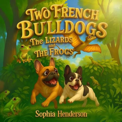 Cover image for Two French bulldogs-The Lizards and The Frogs