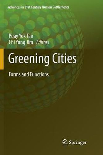 Cover image for Greening Cities: Forms and Functions