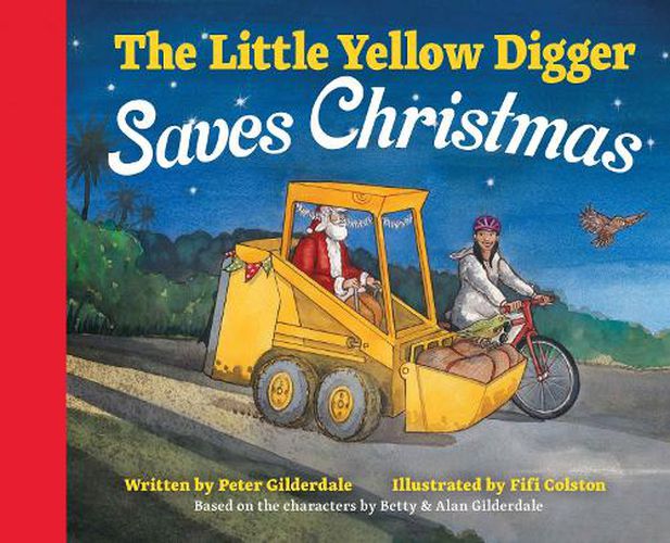 Cover image for The Little Yellow Digger Saves Christmas