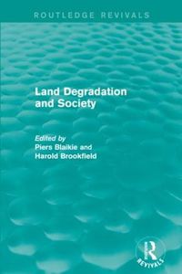 Cover image for Land Degradation and Society