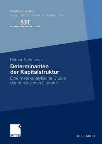 Cover image for Determinanten der Kapitalstruktur: Eine meta-analytische Studie der empirischen Literatur