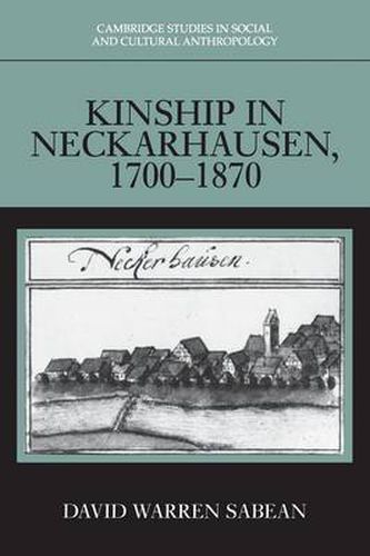 Cover image for Kinship in Neckarhausen, 1700-1870