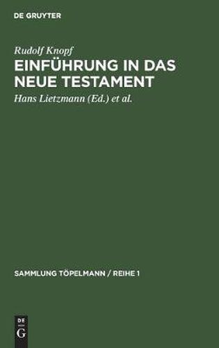 Einfuhrung in das Neue Testament