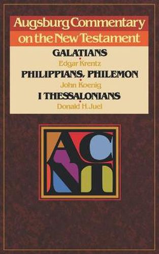 Cover image for Augsburg Commentary on the New Testament - Galatians, Phillipians