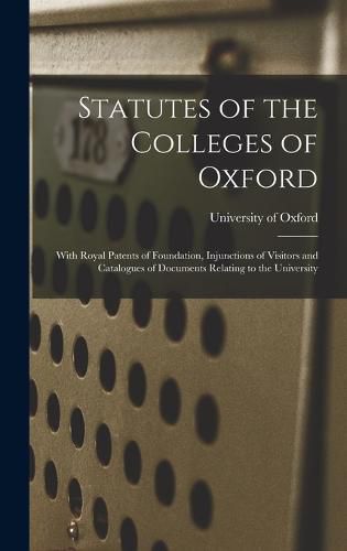 Cover image for Statutes of the Colleges of Oxford