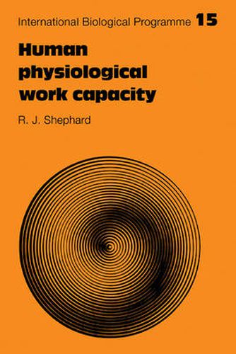 Cover image for Human Physiological Work Capacity