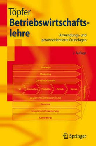 Cover image for Betriebswirtschaftslehre: Anwendungs- und prozessorientierte Grundlagen