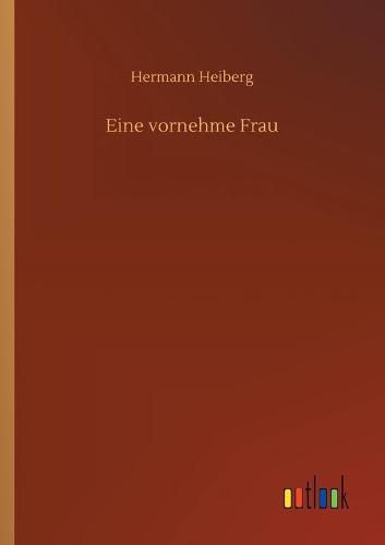 Cover image for Eine vornehme Frau