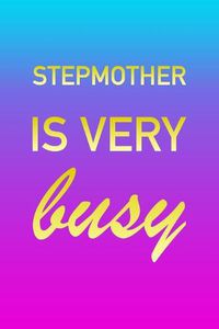 Cover image for Stepmum: I'm Very Busy 2 Year Weekly Planner with Note Pages (24 Months) - Pink Blue Gold Custom Letter S Personalized Cover - 2020 - 2022 - Week Planning - Monthly Appointment Calendar Schedule - Plan Each Day, Set Goals & Get Stuff Done