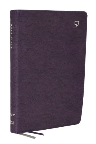 Cover image for NET Bible, Large Print Thinline with Cross References, Purple Leathersoft, Comfort Print