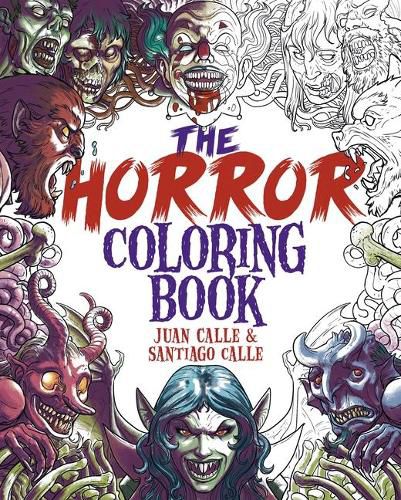 Cover image for The Horror Coloring Book