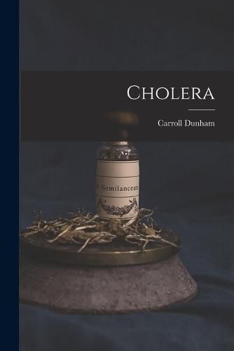 Cover image for Cholera