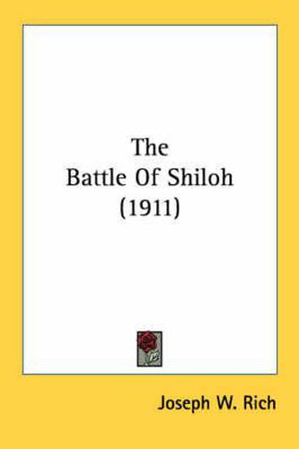 Cover image for The Battle of Shiloh (1911)