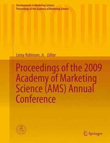 Cover image for Proceedings of the 2009 Academy of Marketing Science (AMS) Annual Conference