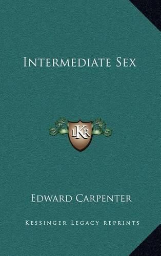 Cover image for Intermediate Sex