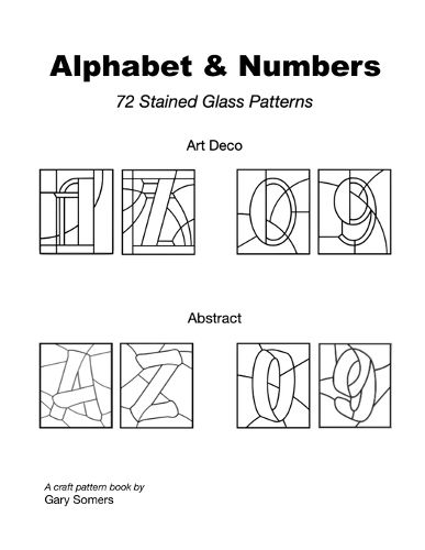 Cover image for Stained Glass Alphabet and Numbers