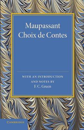 Cover image for Maupassant: Choix de Contes