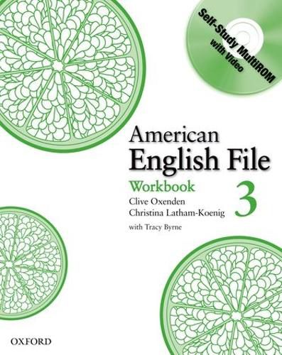 Cover image for American English File Level 3: Workbook with Multi-ROM Pack