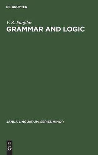 Cover image for Grammar and logic