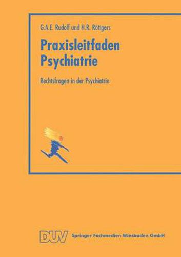 Cover image for Rechtsfragen in Der Psychiatrie