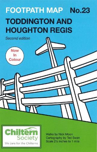 Cover image for Map 23 Footpath Map No. 23 Toddington and Houghton Regis: Second Edition - In Colour