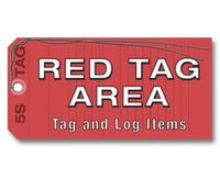 Cover image for 5S Red Tag Area Sign