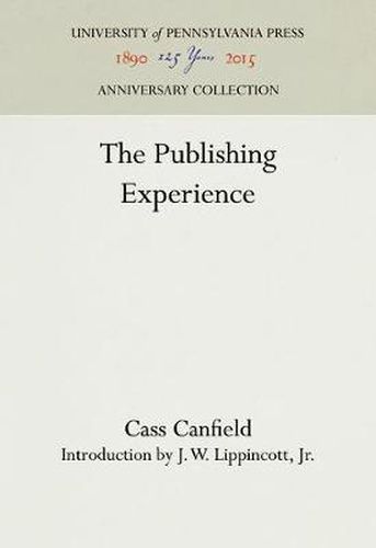 Cover image for The Publishing Experience