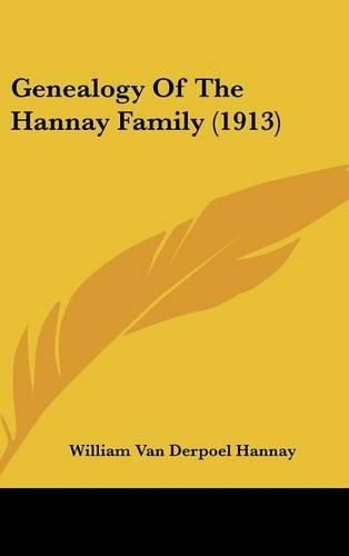 Genealogy of the Hannay Family (1913)