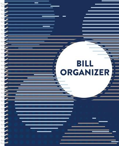Cover image for Bill Organizer - Includes 12 Pockets and Password Log