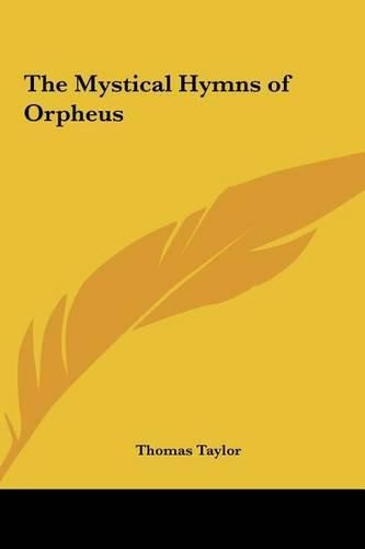 Cover image for The Mystical Hymns of Orpheus