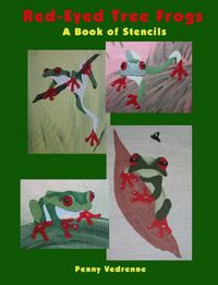 Cover image for Red-eyed Tree Frogs: A Book of Stencils