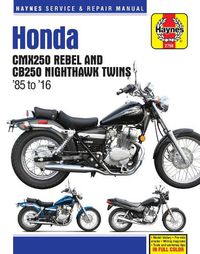 Cover image for Honda CMX250 Rebel & CB250 Nighthawk Twins (85-16)