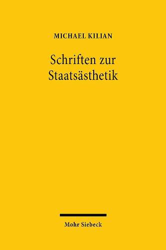 Cover image for Staatsasthetik: Ausgewahlte Schriften